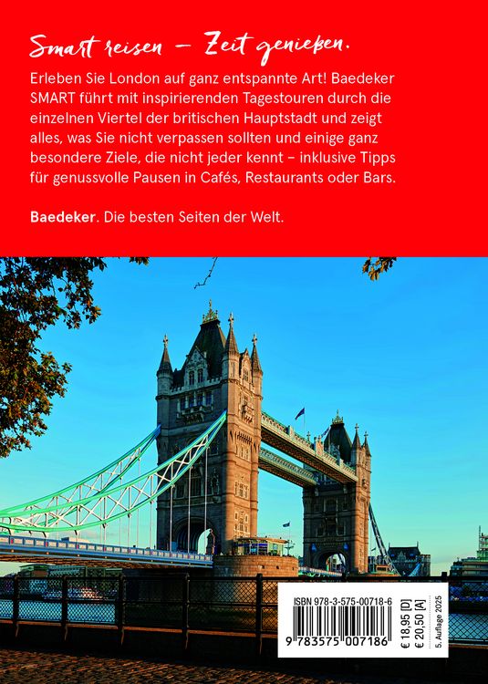 Produktbild: Baedeker SMART Reisef&uuml;hrer London