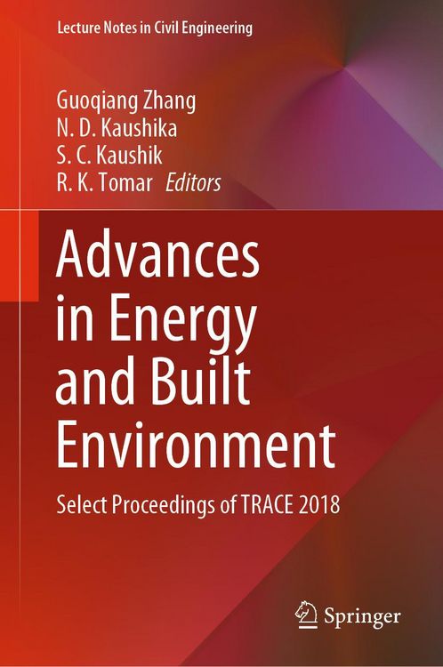 Produktbild: Advances in Energy and Built Environment