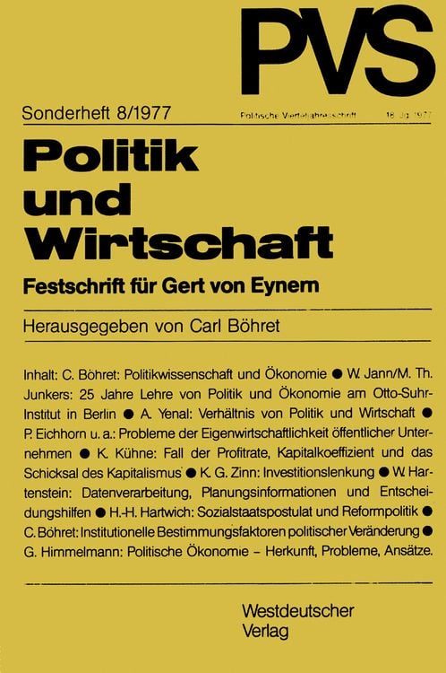 Produktbild: Politik und Wirtschaft