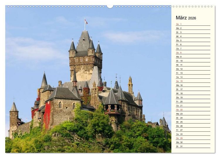 Produktbild: Entlang der Mosel (Wandkalender 2026 DIN A2 quer), CALVENDO Monatskalender