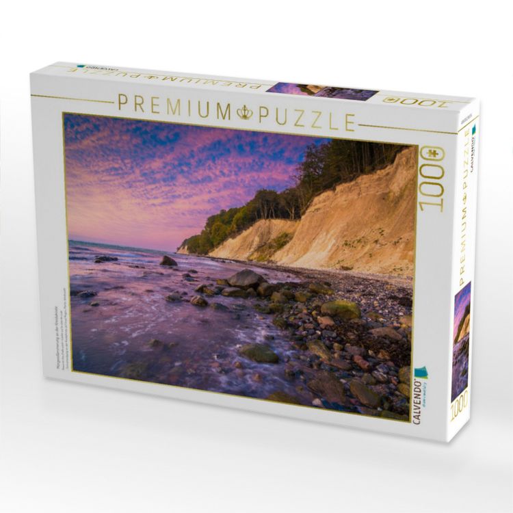Produktbild: CALVENDO Puzzle Morgend&auml;mmerung an der Kreidek&uuml;ste | 1000 Teile Lege-Gr&ouml;&szlig;e 64x48cm Foto-Puzzle f&uuml;r gl&uuml;ckliche Stunden