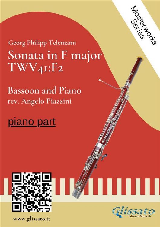 Produktbild: (piano part) Sonata in F major - Bassoon and Piano