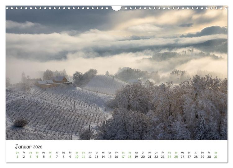 Produktbild: S&uuml;dsteiermark365 (Wandkalender 2026 DIN A3 quer), CALVENDO Monatskalender