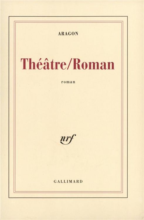 Produktbild: Th&eacute;&acirc;tre / Roman