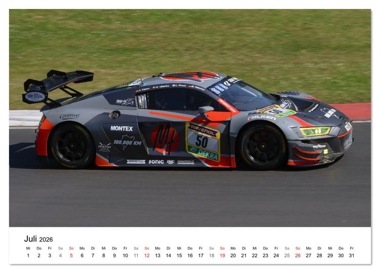 Produktbild: Die Vier Ringe im Motorsport (Tischkalender 2026 DIN A5 quer), CALVENDO Monatskalender