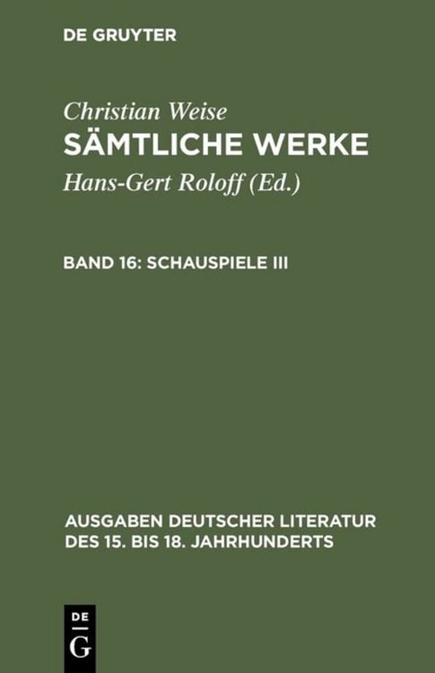 Produktbild: Schauspiele III