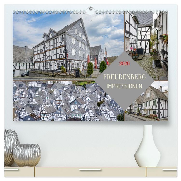 Produktbild: Freudenberg Impressionen (hochwertiger Premium Wandkalender 2026 DIN A2 quer), Kunstdruck in Hochglanz