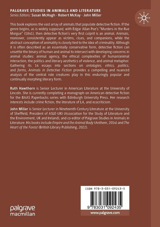 Produktbild: Animals in Detective Fiction