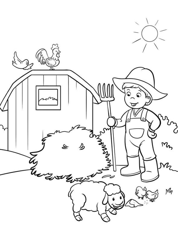Produktbild: Bauernhof Wasserzauber Malbuch I Wassermalbuch f&uuml;r Kinder ab 3 Jahre