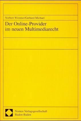 Produktbild: Der Online-Provider im neuen Multimediarecht