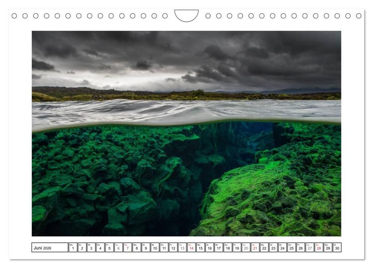 Produktbild: Island (Wandkalender 2026 DIN A4 quer), CALVENDO Monatskalender