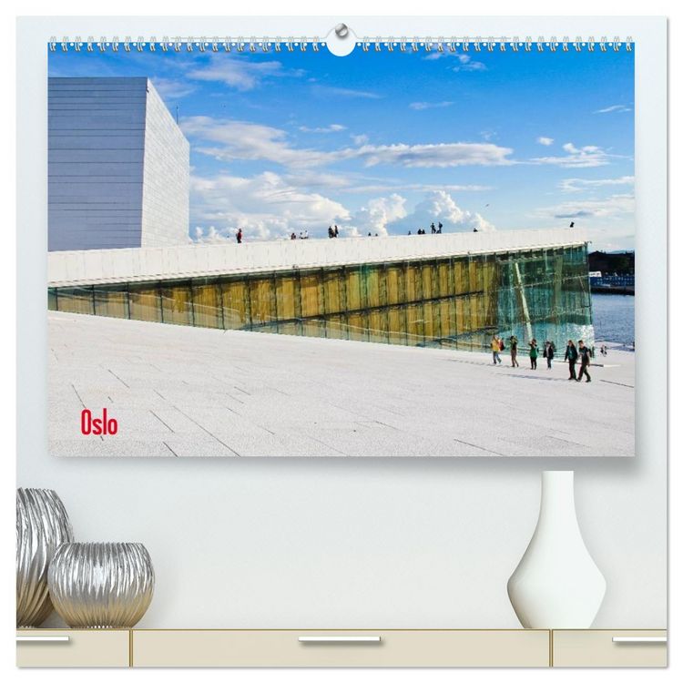 Produktbild: Oslo (hochwertiger Premium Wandkalender 2026 DIN A2 quer), Kunstdruck in Hochglanz