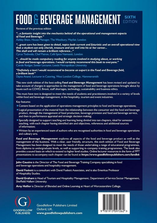 Produktbild: Food and Beverage Management