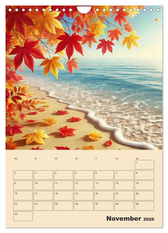 Produktbild: Fiktive Momente am Meer (Wandkalender 2026 DIN A4 hoch), CALVENDO Monatskalender