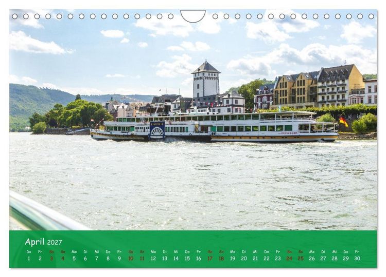 Produktbild: Eine Kreuzfahrt auf dem Rhein (Wandkalender 2027 DIN A4 quer), CALVENDO Monatskalender