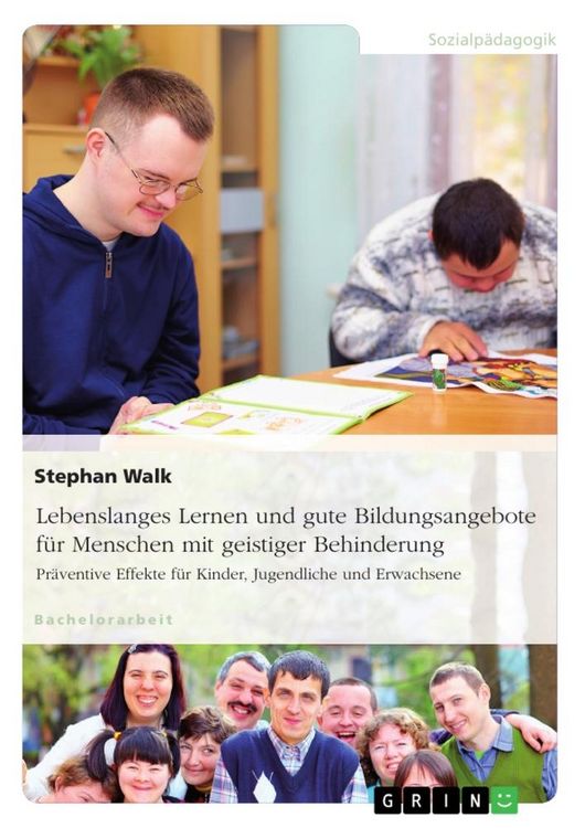 Produktbild: Lebenslanges Lernen und gute Bildungsangebote f&uuml;r Menschen mit geistiger Behinderung