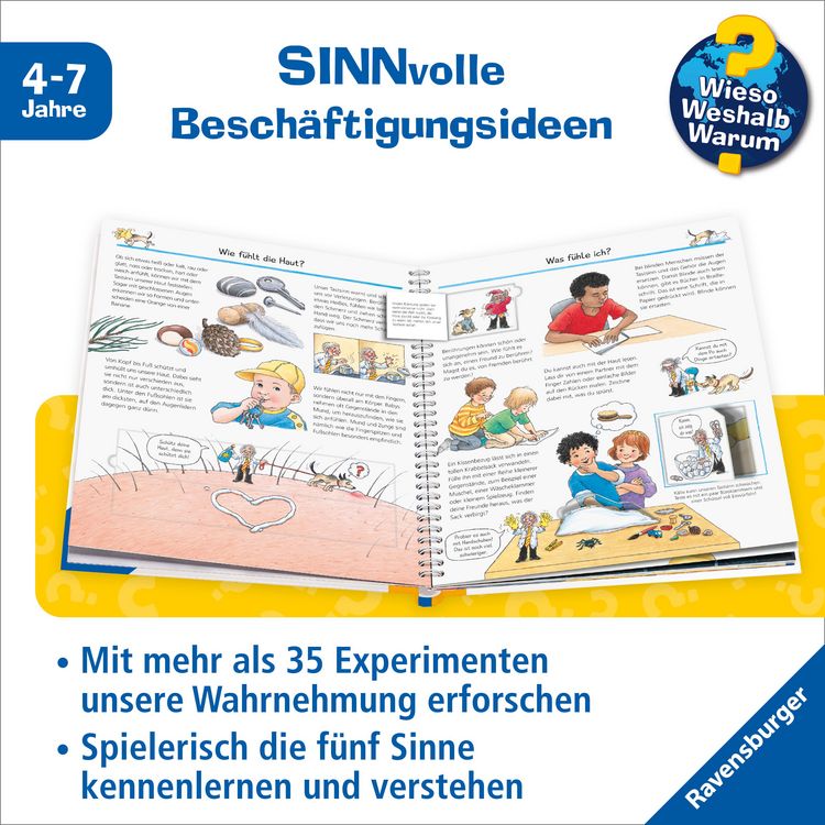 Produktbild: Wieso? Weshalb? Warum? Kernreihe, Band 31 - Experimentieren mit allen Sinnen