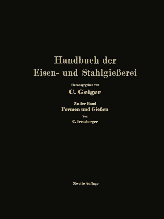 Produktbild: Handbuch der Eisen- und Stahlgie&szlig;erei