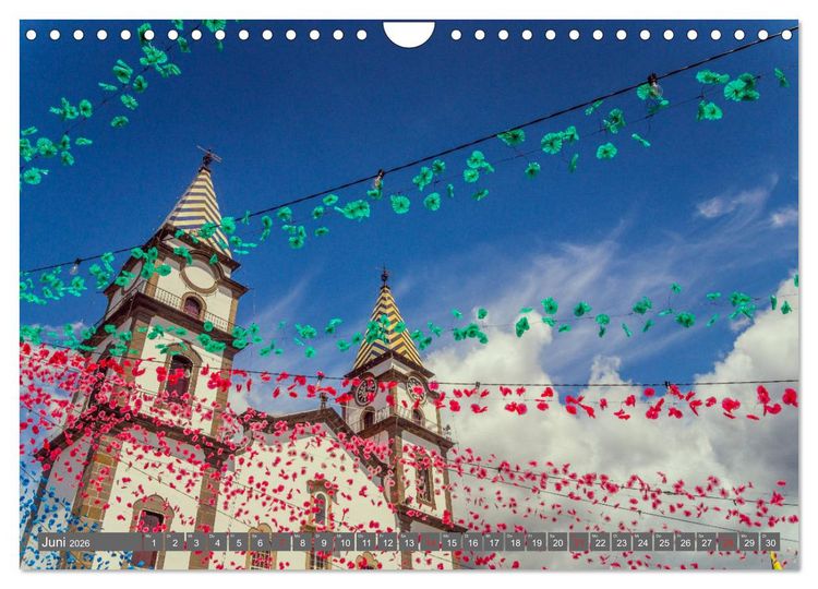 Produktbild: Madeira - Insel der Blumen 2026 (Wandkalender 2026 DIN A4 quer), CALVENDO Monatskalender