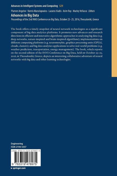 Produktbild: Advances in Big Data