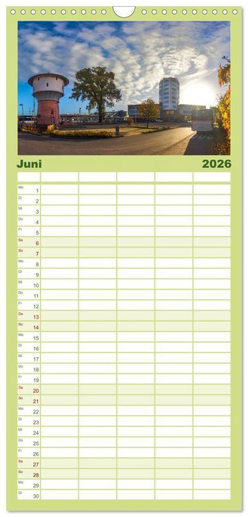 Produktbild: Familienplaner 2026 - Domstadt F&uuml;rstenwalde Spree mit 5 Spalten (Wandkalender, 21 x 45 cm) CALVENDO