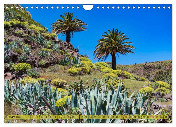 Produktbild: Landschaften der Kanaren - Traumziele f&uuml;r Wanderer (Wandkalender 2026 DIN A4 quer), CALVENDO Monatskalender