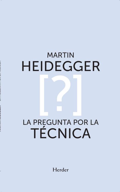 Produktbild: La pregunta por la t&eacute;cnica