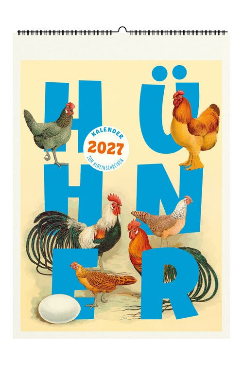 Produktbild: H&uuml;hner. Wandkalender 2027