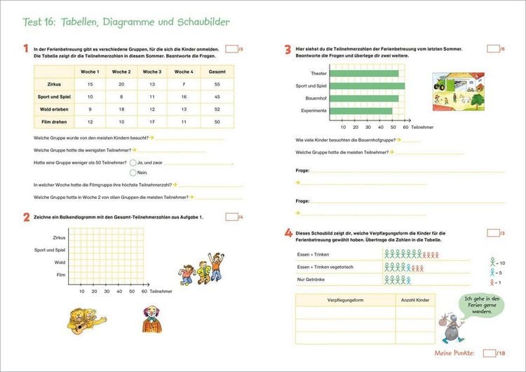 Produktbild: Fit f&uuml;r Mathe 3. Klasse. Mein Testheft
