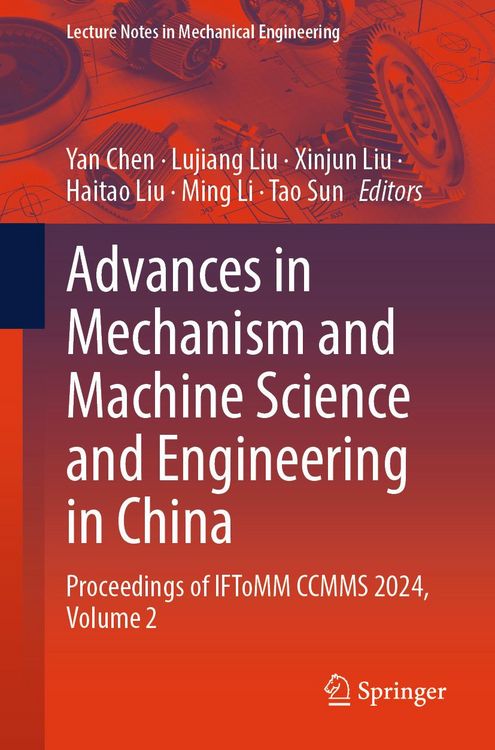Produktbild: Advances in Mechanism and Machine Science and Engineering in China