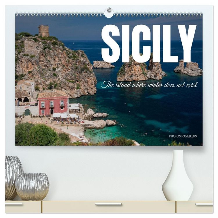 Produktbild: Sicily - The island where winter does not exist (High Quality Premium Wall Calendar 2026 DIN A2 landscape),CALVENDO 12 Month Wall Calendar