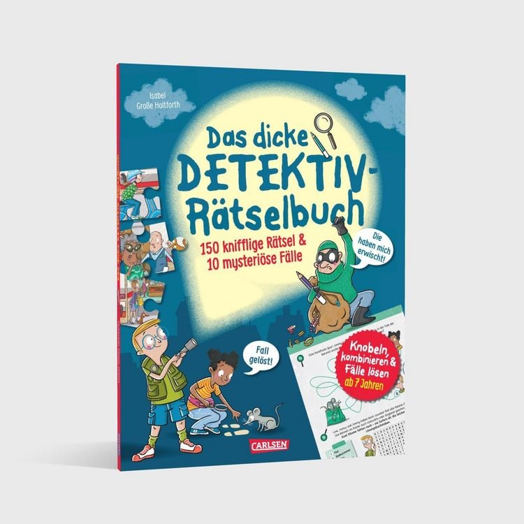 Produktbild: Das dicke Detektiv-R&auml;tselbuch
