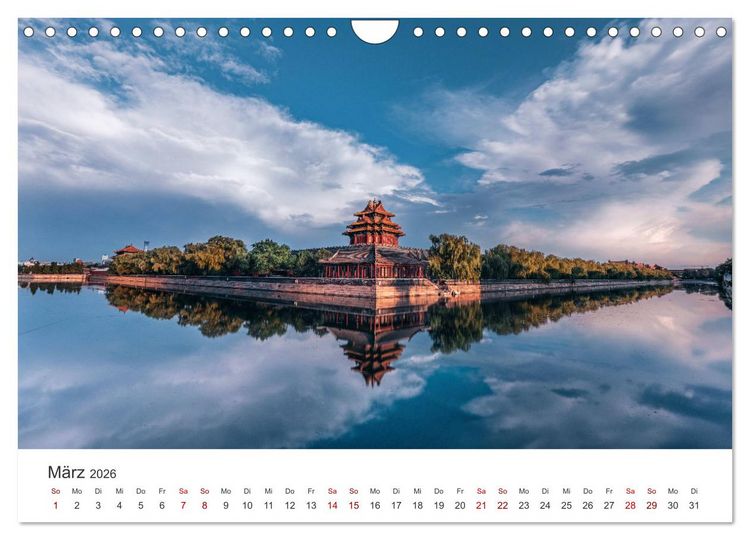 Produktbild: Peking - Die faszinierende Hauptstadt Chinas. (Wandkalender 2026 DIN A4 quer), CALVENDO Monatskalender