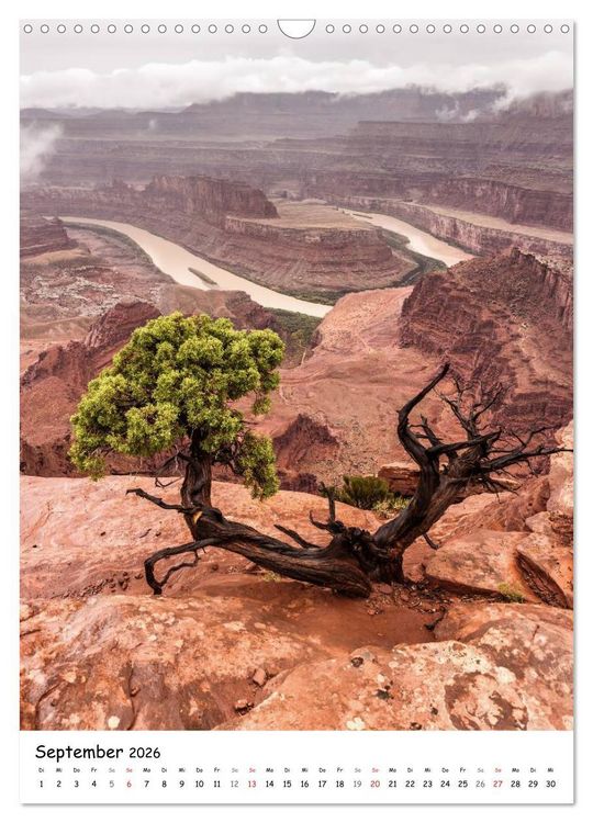 Produktbild: Eine Reise durch die Canyons der USA (Wandkalender 2026 DIN A3 hoch), CALVENDO Monatskalender