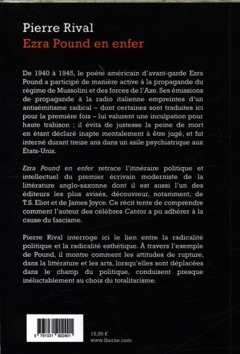 Produktbild: Ezra Pound en enfer