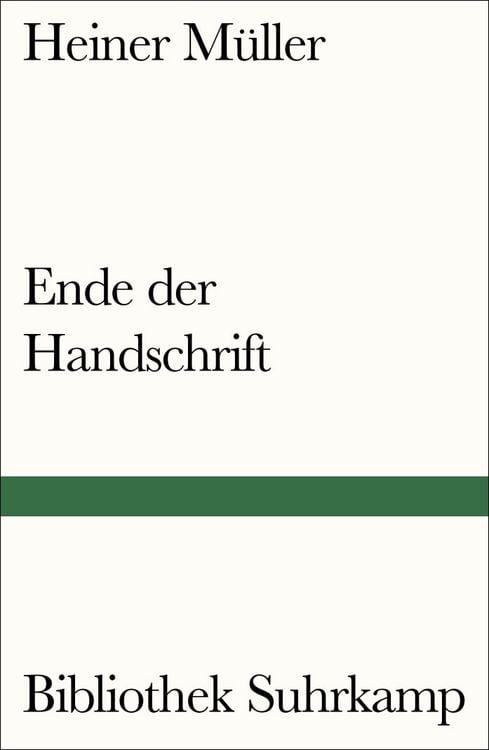 Produktbild: Ende der Handschrift
