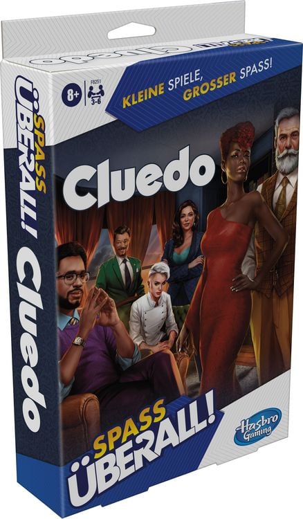 Produktbild: Hasbro F8251GC0 - Cluedo Kompakt, Reisespiel