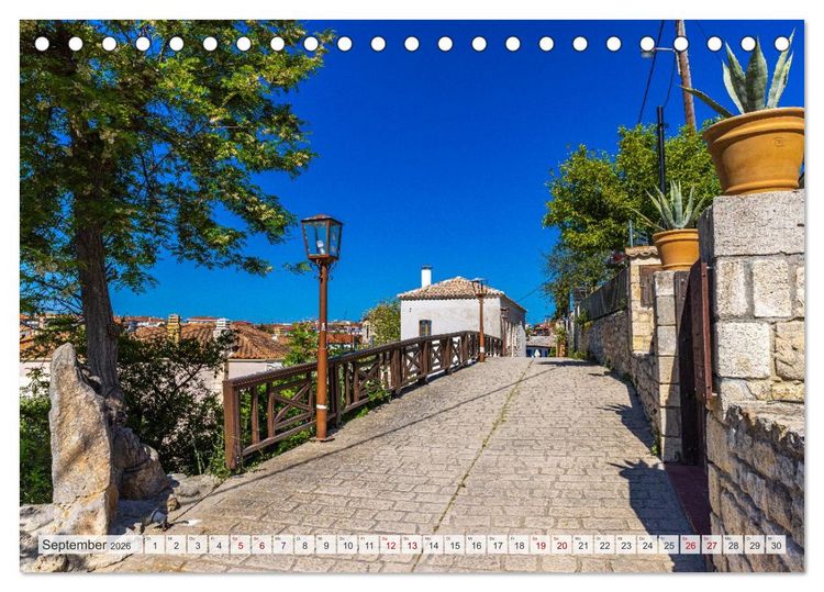 Produktbild: Griechenland - Thessaloniki und Chalkidiki (Tischkalender 2026 DIN A5 quer), CALVENDO Monatskalender