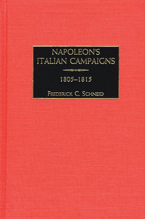 Produktbild: Napoleon's Italian Campaigns