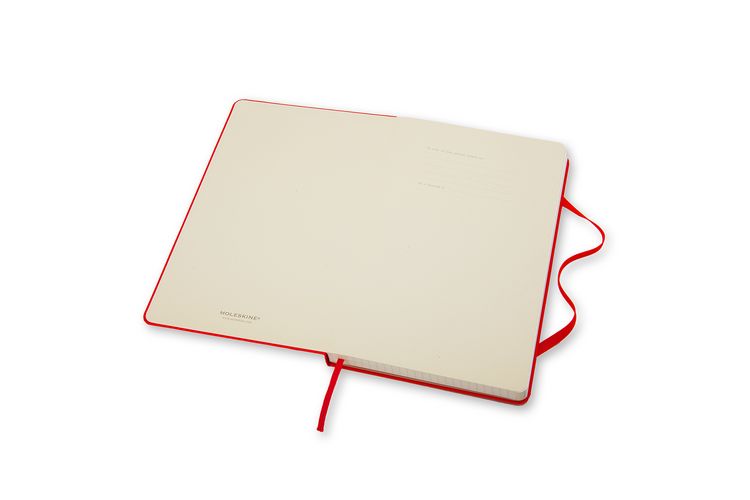 Produktbild: Moleskine Notizbuch, Large/A5, Kariert, Fester Einband, Rot