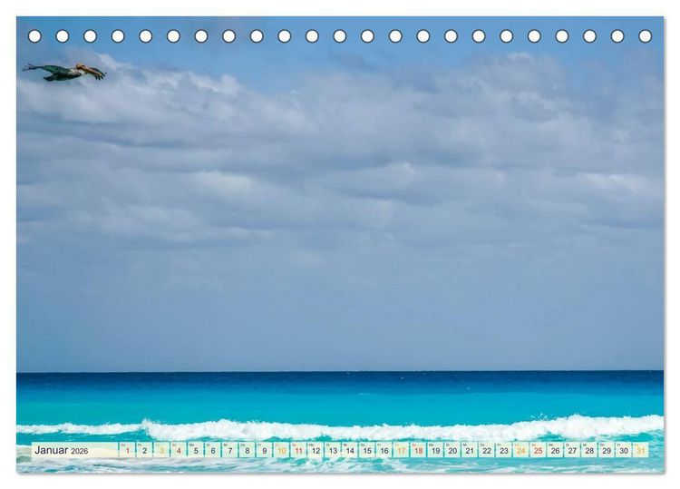 Produktbild: Kalender - selbst gestalten, Fotos selbst einkleben (Tischkalender 2026 DIN A5 quer), CALVENDO Monatskalender