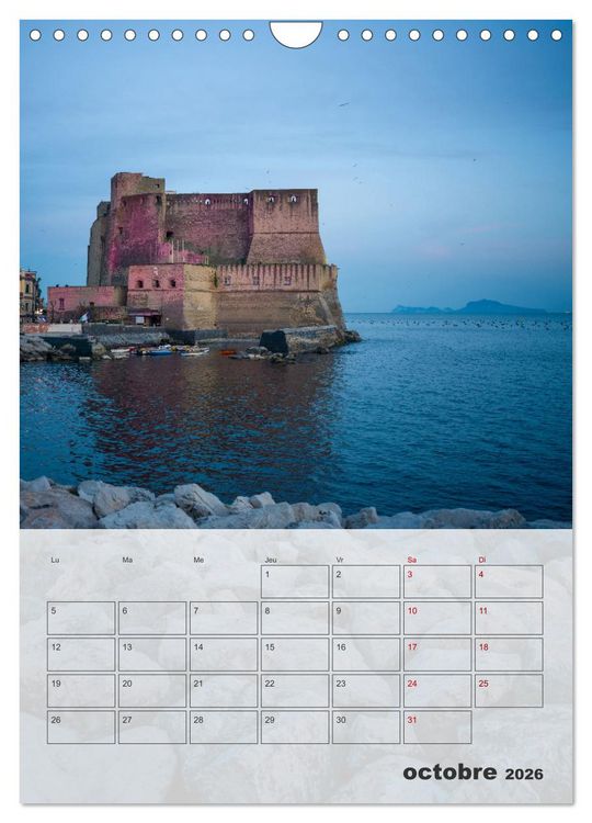 Produktbild: Italie - Des Dolomites &agrave; la c&ocirc;te amalfitaine (Calendrier mural 2026 DIN A4 horizontal), CALVENDO calendrier mensuel