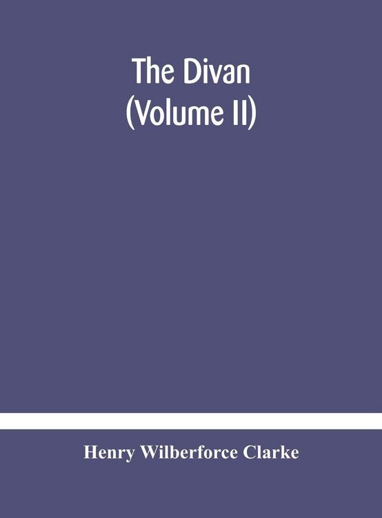 Produktbild: The Divan (Volume Ii)