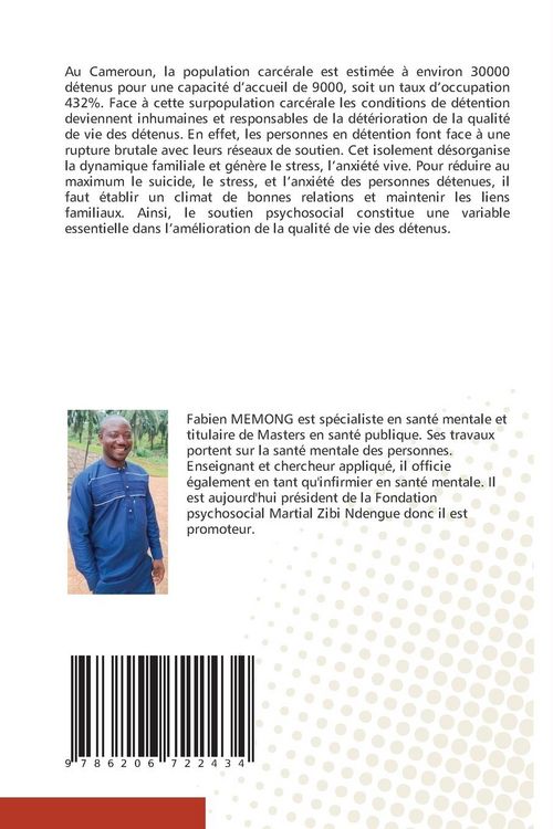 Produktbild: Qualit&eacute; de vie des d&eacute;tenus camerounais