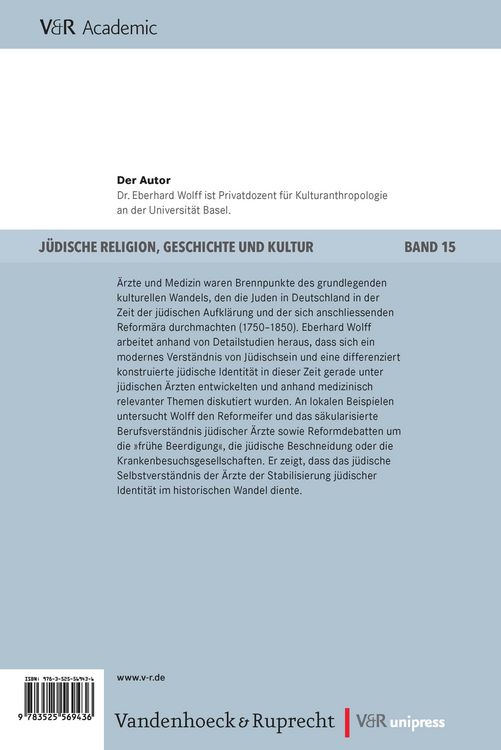 Produktbild: Medizin und &Auml;rzte im deutschen Judentum der Reform&auml;ra