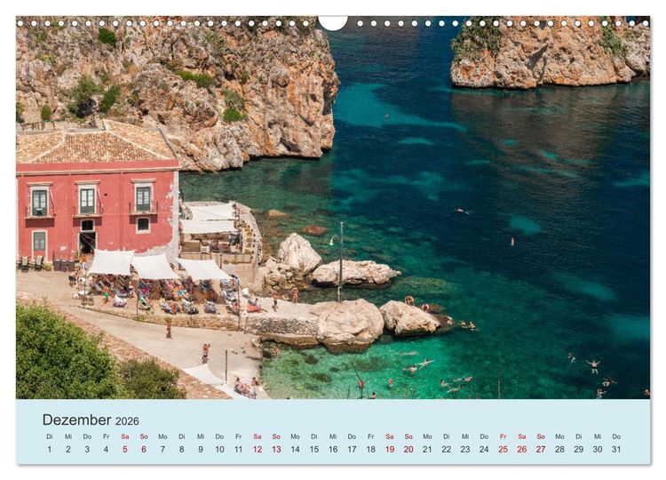 Produktbild: Sizilien &ndash; Die Insel, auf der es keinen Winter gibt (Wandkalender 2026 DIN A3 quer), CALVENDO Monatskalender