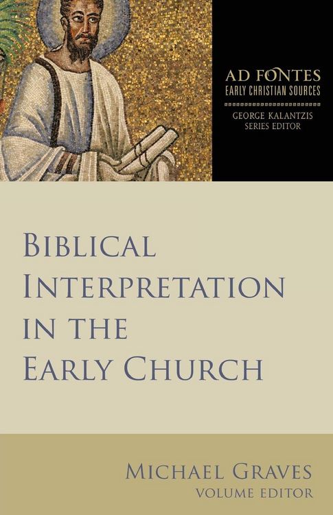 Produktbild: Biblical Interpretation in the Early Church