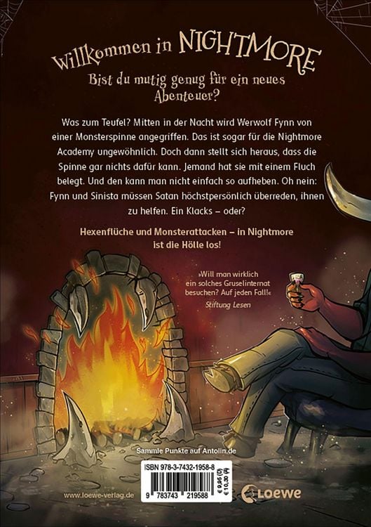 Produktbild: Nightmore - Das gruseligste Internat der Welt (Band 3) - Teuflisch fieser Fluch