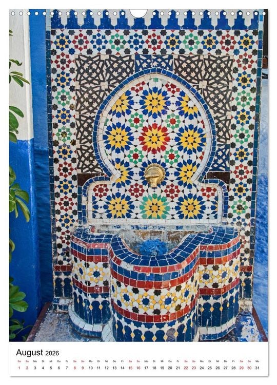 Produktbild: Marokko - Chefchaouen (Wandkalender 2026 DIN A3 hoch), CALVENDO Monatskalender
