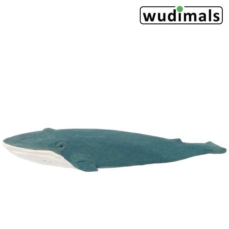 Produktbild: Wudimals A040812 - Blauwal, Blue Whale, handgeschnitzt aus Holz